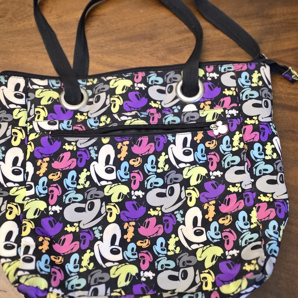 Disney Multicolor Mickey Mouse Tote Bag